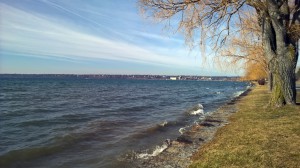 The waves of Seneca Lake